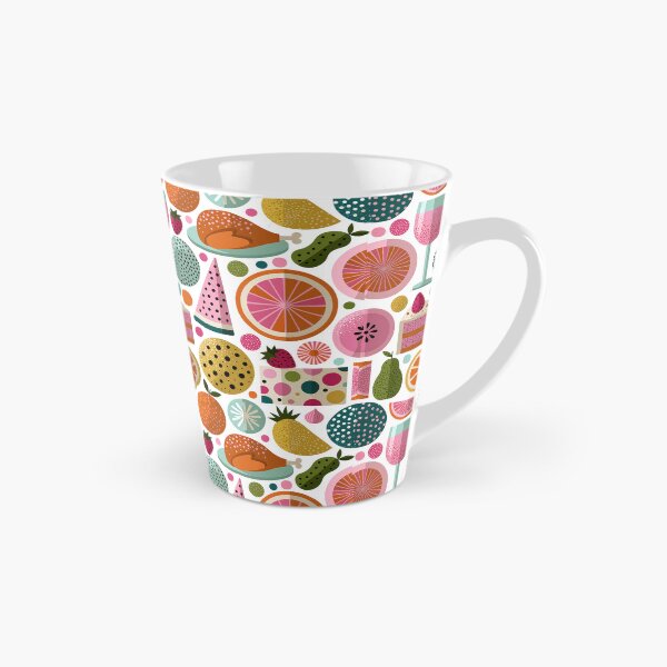 Item preview, Colorful Geometric Food and Dessert Pattern designed and sold by colorful-white.
