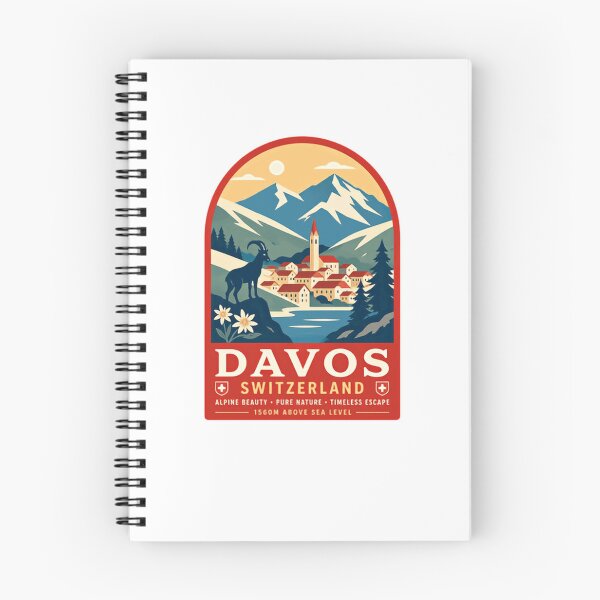 Item preview, Davos Switzerland Alpine Beauty Pure Nature Timeless Escape 1560m Above Sea Level Travel Vacation Souvenir designed and sold by Star3NowForMe.
