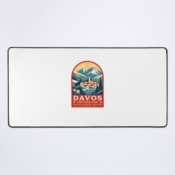 Item preview, Davos Switzerland Alpine Beauty Pure Nature Timeless Escape 1560m Above Sea Level Travel Vacation Souvenir designed and sold by Star3NowForMe.