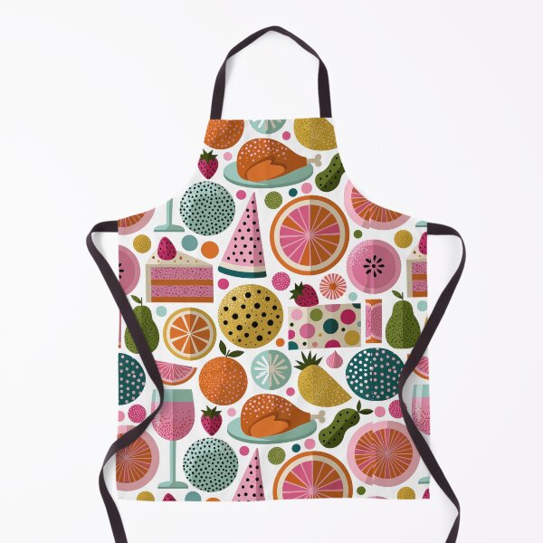 Item preview, Colorful Geometric Food and Dessert Pattern designed and sold by colorful-white.