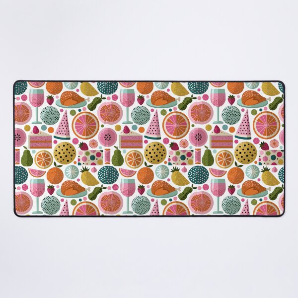 Item preview, Colorful Geometric Food and Dessert Pattern designed and sold by colorful-white.
