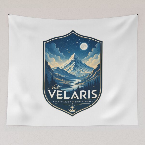 Item preview, ACOTAR Velaris Night Court Paisaje natural designed and sold by FrontierCosmic.