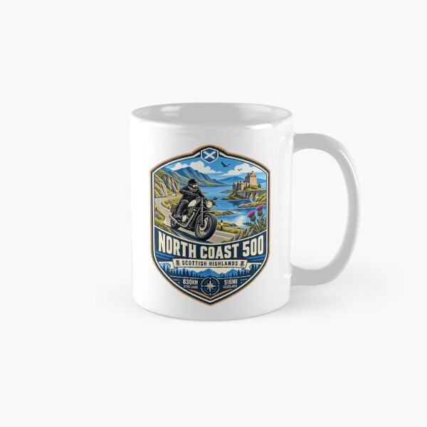 Item preview, North Coast 500 Scottish Highlands Motorcycling Road Trip Scotland Travel designed and sold by Simsimah26Parks.