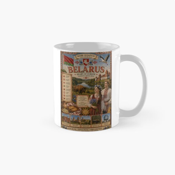 Item preview, Belarus Travel Poster | Mir Castle Bison Forest & European Heritage designed and sold by alexcorporation.