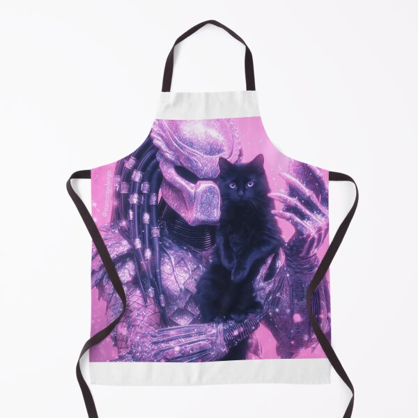 Item preview, Glitter Predator Selfie with Black Cat designed and sold by Bathu Designs.