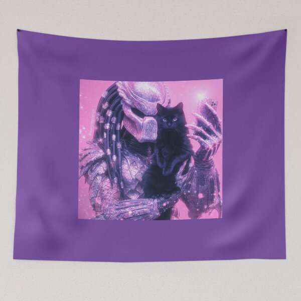 Item preview, Glitter Predator Selfie with Black Cat designed and sold by Bathu Designs.