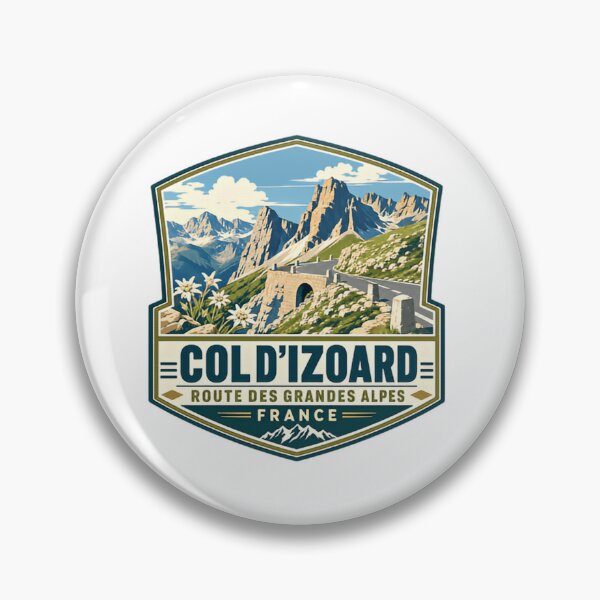 Item preview, Col D'Izoard Route Des Grandes Alpes France Cycling Mountain Pass Traveler designed and sold by Simsimah26Parks.