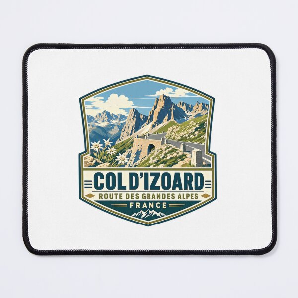 Item preview, Col D'Izoard Route Des Grandes Alpes France Cycling Mountain Pass Traveler designed and sold by Simsimah26Parks.