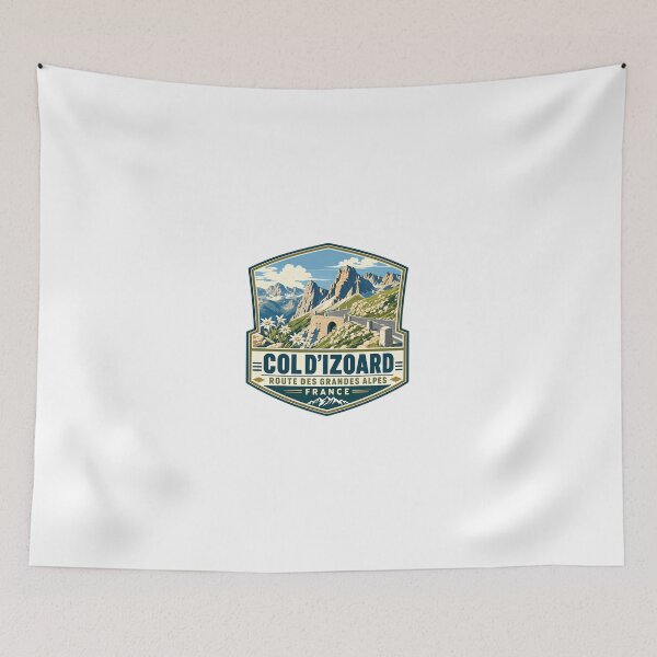 Item preview, Col D'Izoard Route Des Grandes Alpes France Cycling Mountain Pass Traveler designed and sold by Simsimah26Parks.