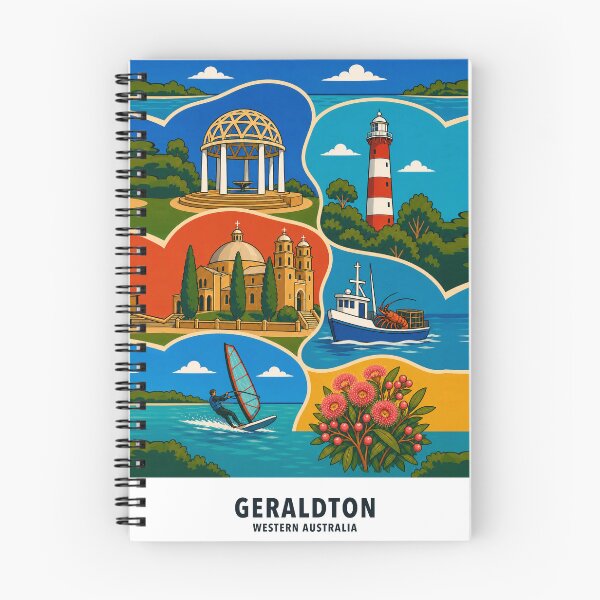 Item preview, Geraldton Civic and Maritime Landmarks designed and sold by Print My Town.