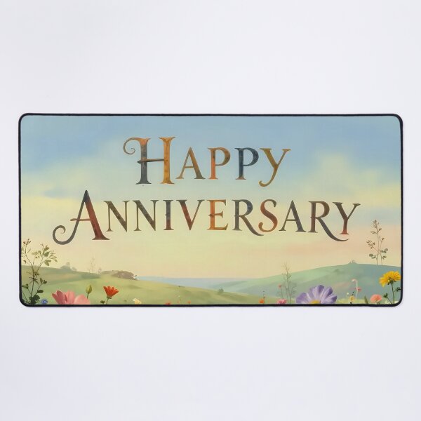 Item preview, Happy Anniversary – Romantic Spring Garden Love designed and sold by Nomad-Maynard.