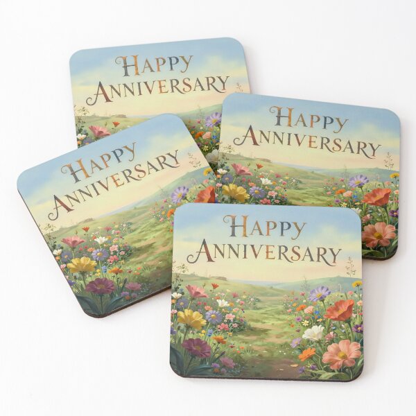 Item preview, Happy Anniversary – Romantic Spring Garden Love designed and sold by Nomad-Maynard.