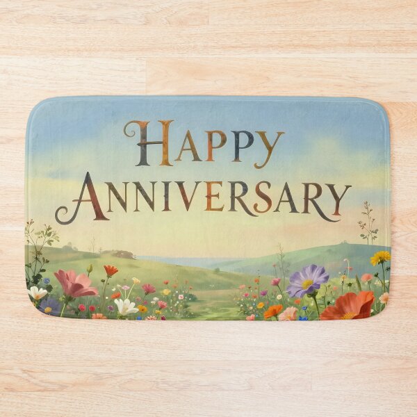Item preview, Happy Anniversary – Romantic Spring Garden Love designed and sold by Nomad-Maynard.