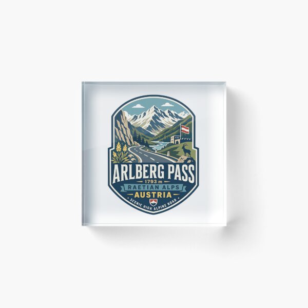 Item preview, Arlberg Pass Raetian Alps Austria Scenic High Alpine Road designed and sold by Simsimah26Parks.