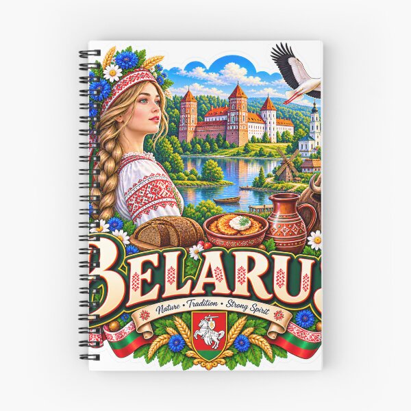 Item preview, Belarus Travel Sticker | Pahonia Shield Bison Stork & Craft Badge designed and sold by alexcorporation.