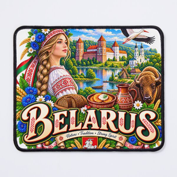 Item preview, Belarus Travel Sticker | Pahonia Shield Bison Stork & Craft Badge designed and sold by alexcorporation.