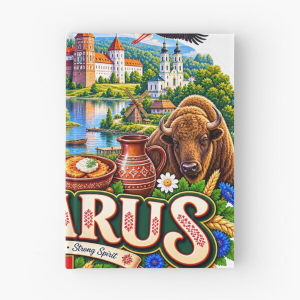 Item preview, Belarus Travel Sticker | Pahonia Shield Bison Stork & Craft Badge designed and sold by alexcorporation.
