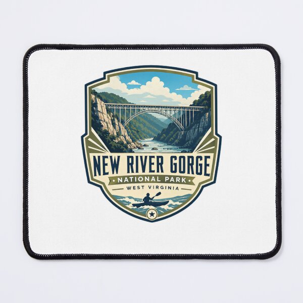 Item preview, New River Gorge National Park West Virginia Travel Explorer Souvenir designed and sold by Star3NowForMe.
