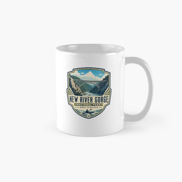 Item preview, New River Gorge National Park West Virginia Travel Explorer Souvenir designed and sold by Star3NowForMe.