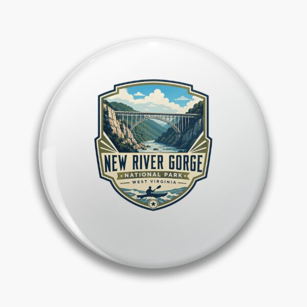Item preview, New River Gorge National Park West Virginia Travel Explorer Souvenir designed and sold by Star3NowForMe.