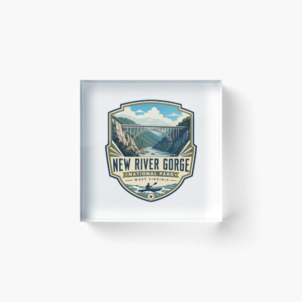 Item preview, New River Gorge National Park West Virginia Travel Explorer Souvenir designed and sold by Star3NowForMe.