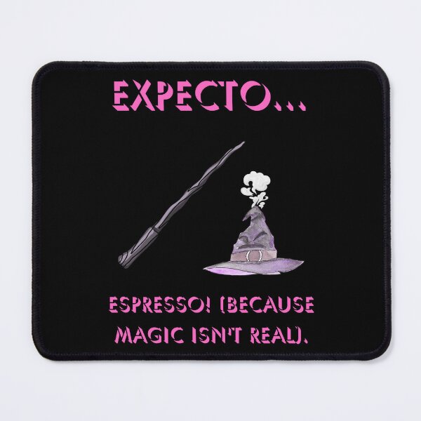 Item preview, Expecto Espresso Funny Wizard Coffee Parody designed and sold by Mircea786.