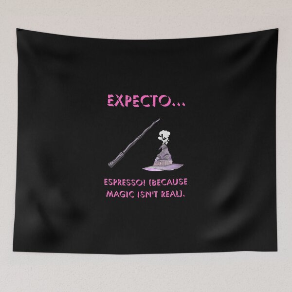 Item preview, Expecto Espresso Funny Wizard Coffee Parody designed and sold by Mircea786.