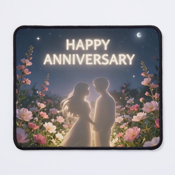 Item preview, Happy Anniversary – Romantic Spring Garden Love designed and sold by Nomad-Maynard.