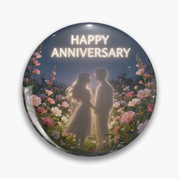 Item preview, Happy Anniversary – Romantic Spring Garden Love designed and sold by Nomad-Maynard.
