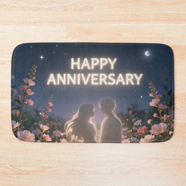 Item preview, Happy Anniversary – Romantic Spring Garden Love designed and sold by Nomad-Maynard.