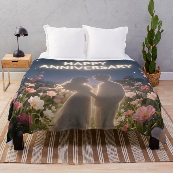 Item preview, Happy Anniversary – Romantic Spring Garden Love designed and sold by Nomad-Maynard.