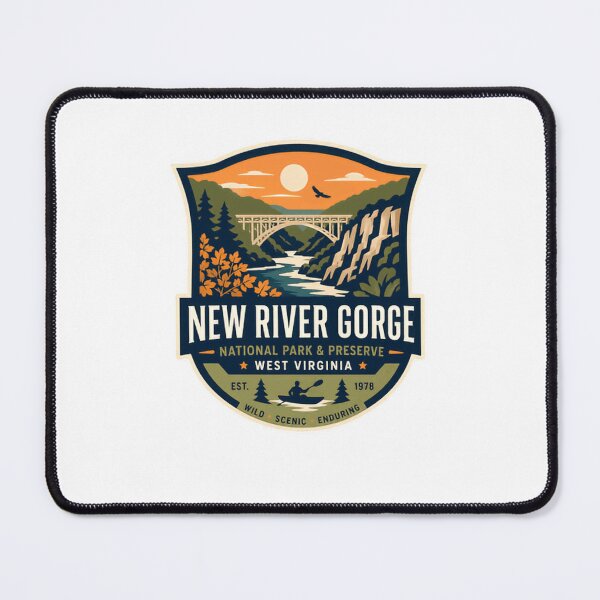 Item preview, New River Gorge National Park West Virginia Kayaking Outdoor Adventure Traveler designed and sold by Star3NowForMe.