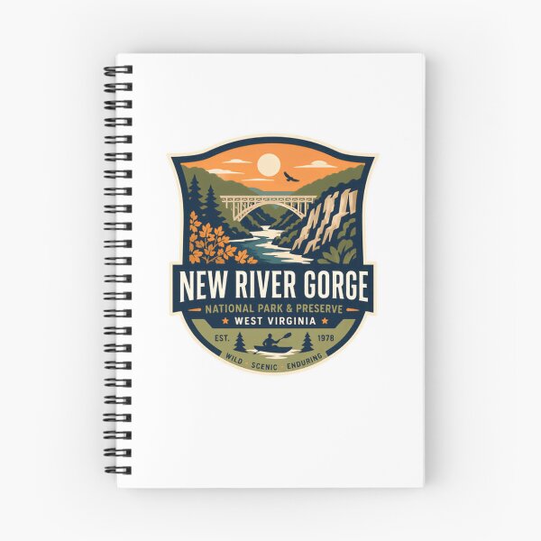 Item preview, New River Gorge National Park West Virginia Kayaking Outdoor Adventure Traveler designed and sold by Star3NowForMe.