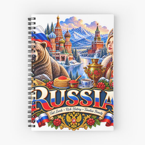 Item preview, Russia Travel Sticker | Bear Matryoshka Balalaika & Kremlin Emblem designed and sold by alexcorporation.