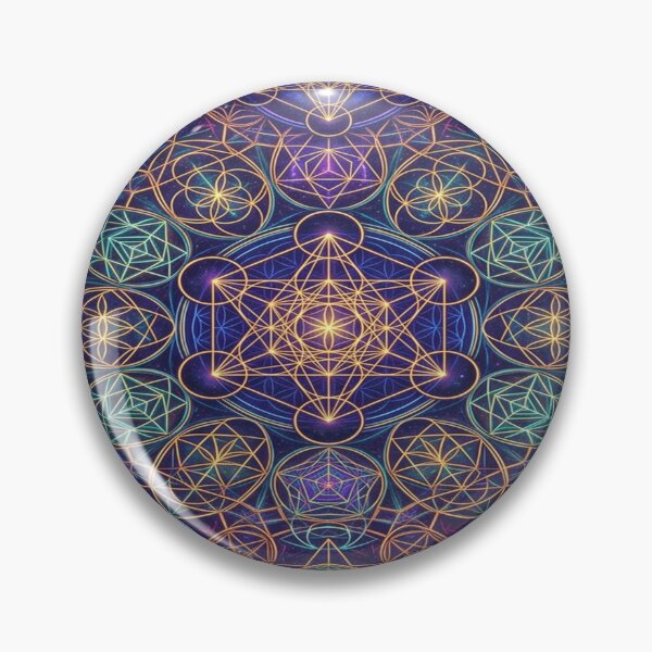 Item preview, Vibrant Interlocking Sacred Geometry Pattern Design designed and sold by Solomon-Ent-144.