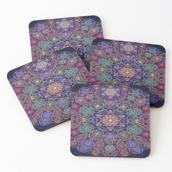 Item preview, Vibrant Interlocking Sacred Geometry Pattern Design designed and sold by Solomon-Ent-144.