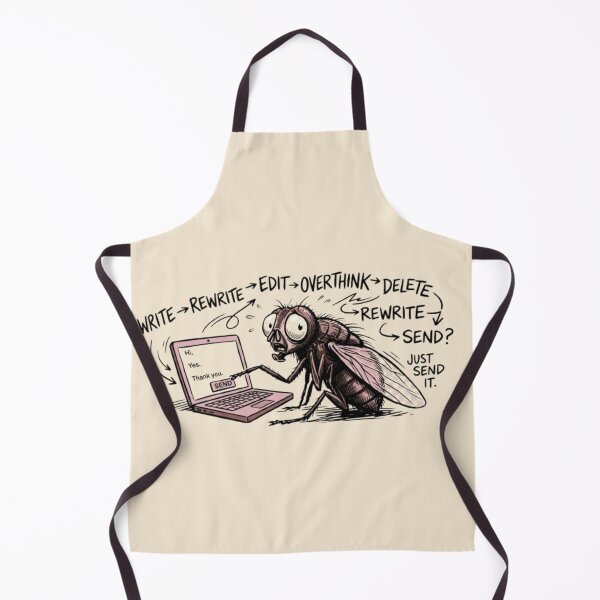 Item preview, Overthinking Fly – Just Send It Funny Email Comic designed and sold by InnerwayStudio.