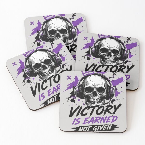 Item preview, Victory Is Earned Not Given – Competitive Gaming Motivation Gamer Design designed and sold by RajDeals.