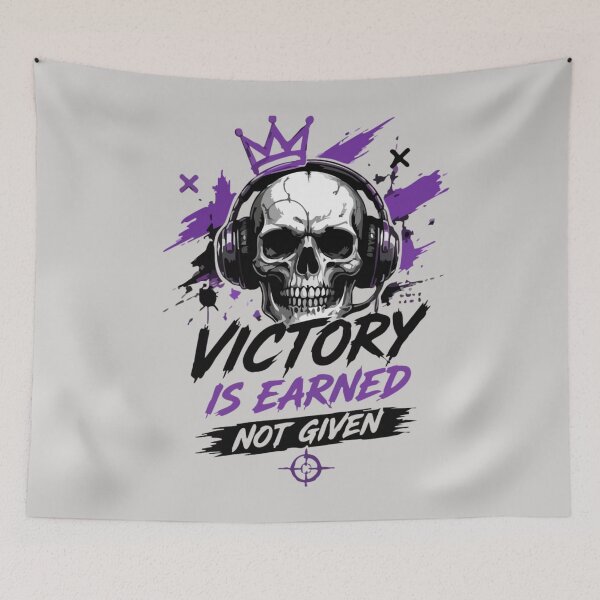 Item preview, Victory Is Earned Not Given – Competitive Gaming Motivation Gamer Design designed and sold by RajDeals.