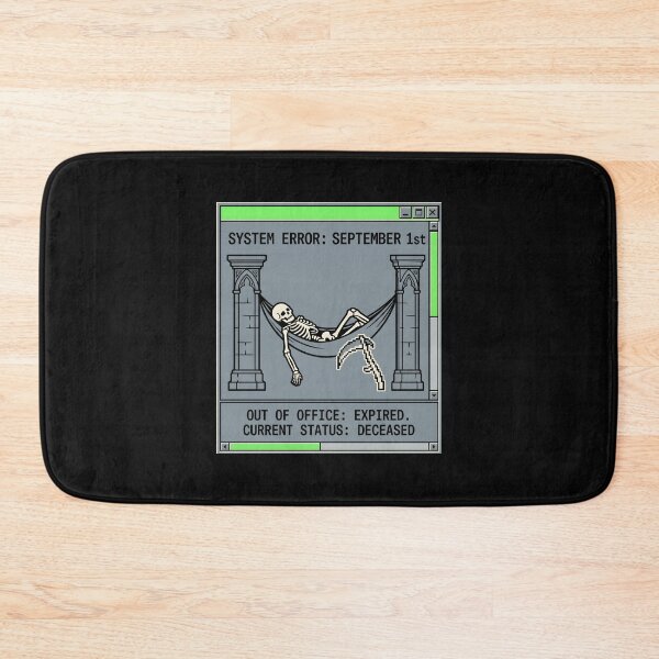 Item preview, System Error September 1st - Developer IT Humor Work Burnout designed and sold by SplashTastic.