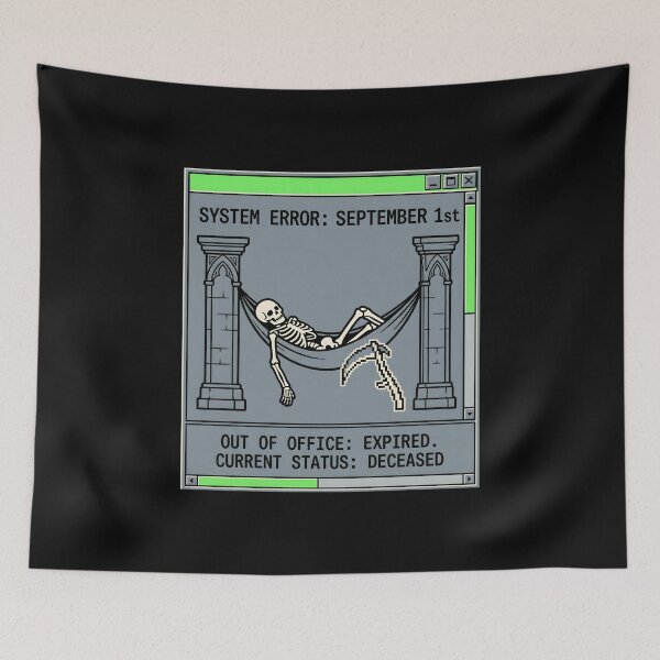 Item preview, System Error September 1st - Developer IT Humor Work Burnout designed and sold by SplashTastic.