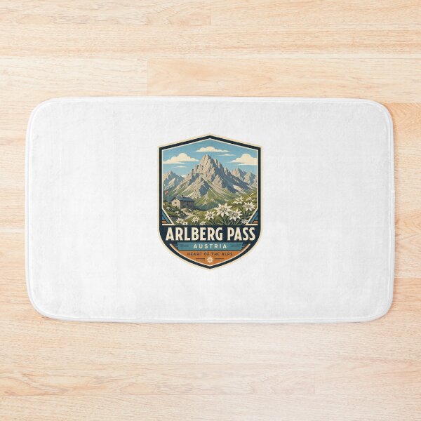 Item preview, Arlberg Pass Austria Heart Of The Alps Alpine Mountain Travel Souvenir designed and sold by Star3NowForMe.