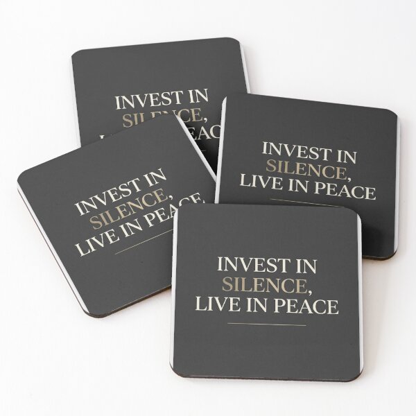 Item preview, Invest in Silence, Live in Peace designed and sold by Zaramodo.
