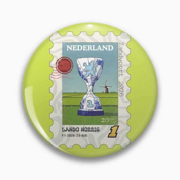Item preview, F1 DUTCH GP  ZANDVOORT 2026 Stamp - Winner Lando designed and sold by Pink Polar F1.