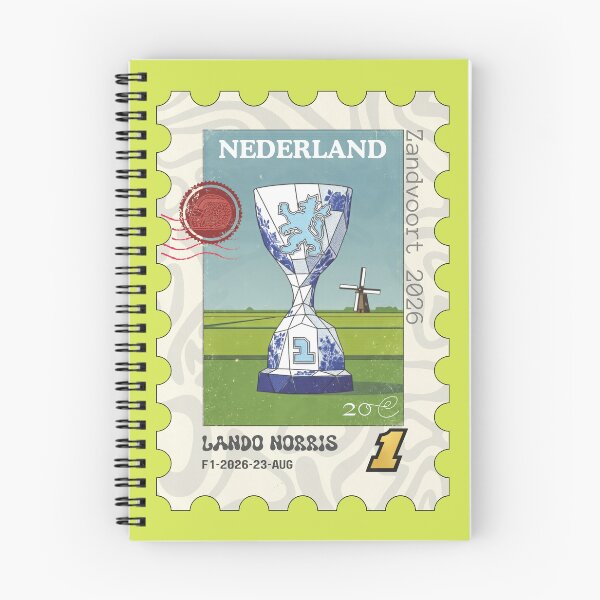 Item preview, F1 DUTCH GP  ZANDVOORT 2026 Stamp - Winner Lando designed and sold by Pink Polar F1.