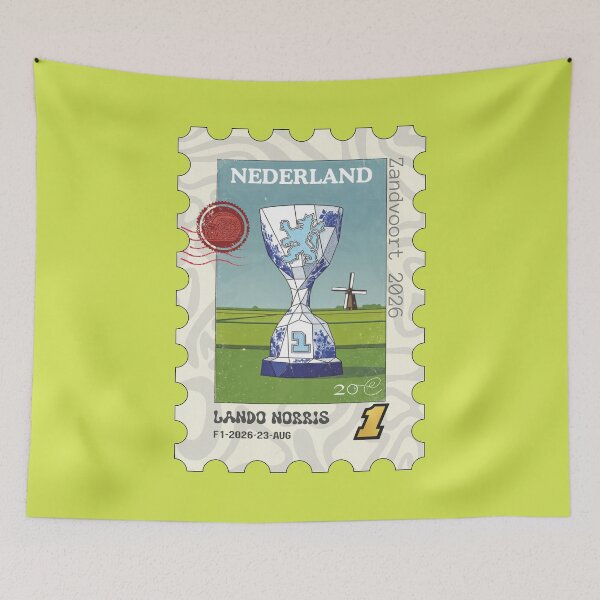 Item preview, F1 DUTCH GP  ZANDVOORT 2026 Stamp - Winner Lando designed and sold by Pink Polar F1.