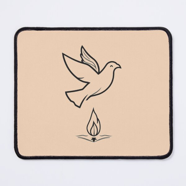 Item preview, Sealed with the Spirit Dove and Flame designed and sold by cybercanvasmuse.