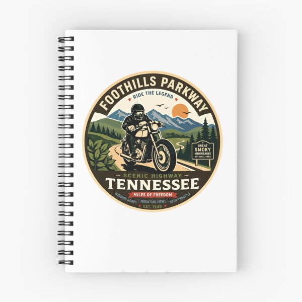 Item preview, Foothills Parkway Ride The Legend Tennessee Biker Motorcycle Road Trip Great Smoky Mountains National Park designed and sold by Star3NowForMe.