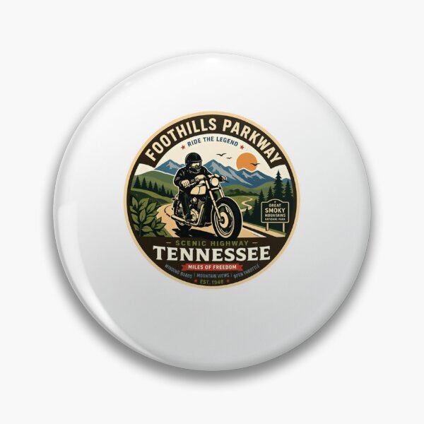 Item preview, Foothills Parkway Ride The Legend Tennessee Biker Motorcycle Road Trip Great Smoky Mountains National Park designed and sold by Star3NowForMe.