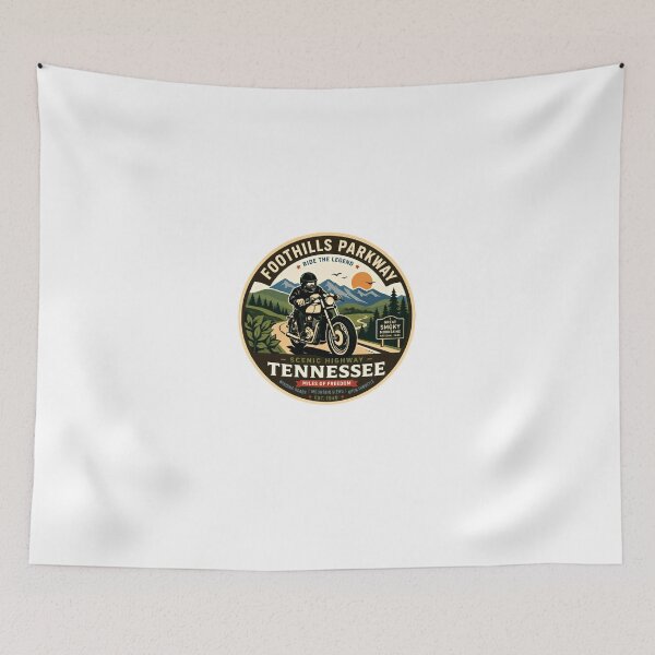 Item preview, Foothills Parkway Ride The Legend Tennessee Biker Motorcycle Road Trip Great Smoky Mountains National Park designed and sold by Star3NowForMe.
